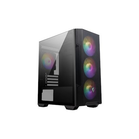 MSI | MAG FORGE M100R | Side window | Black | Micro ATX Tower | Power supply included No | ATX